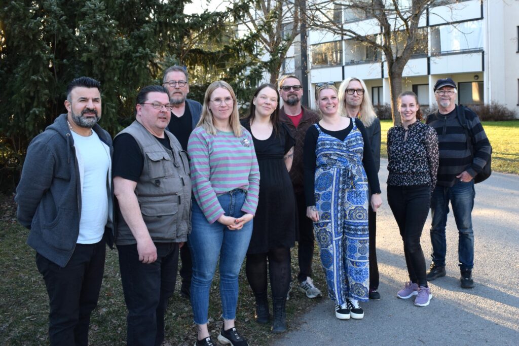 Raision Vasemmiston valtuustoryhmä valtuustokaudelle 2025-2029. Kuvassa valtuutettuja ja varavaltuutettuja.